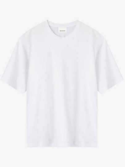 Guizy Back Logo Cotton Short Sleeve T-Shirt White - ISABEL MARANT - BALAAN 2