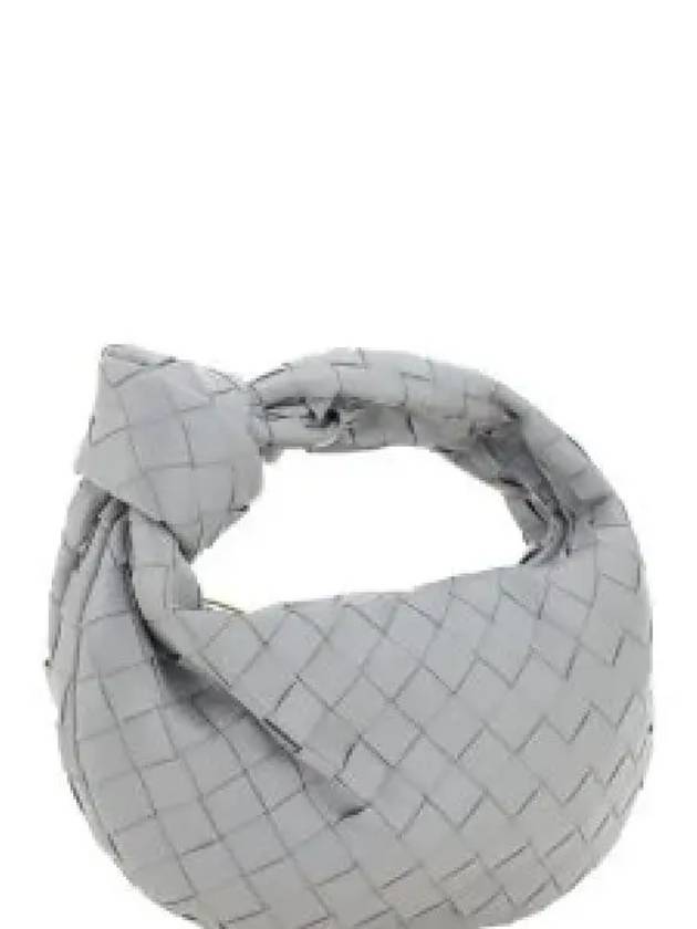 Jodie Intrecciato Small Tote Bag Grey - BOTTEGA VENETA - BALAAN 2