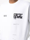 Tech Marker Sweatshirt White - OFF WHITE - BALAAN 7