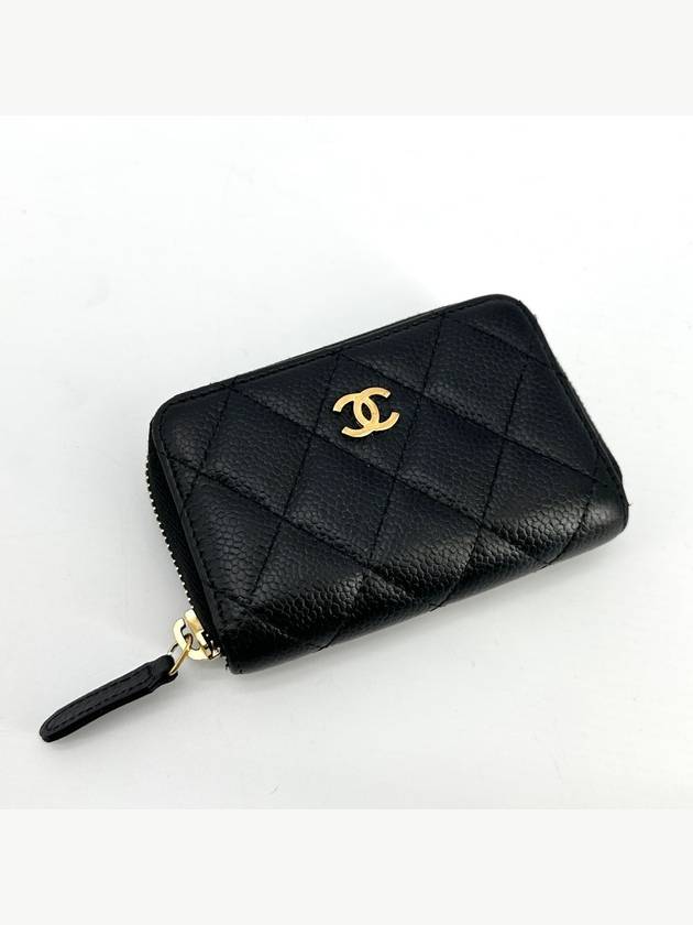 Caviar zipper gold card wallet - CHANEL - BALAAN 1