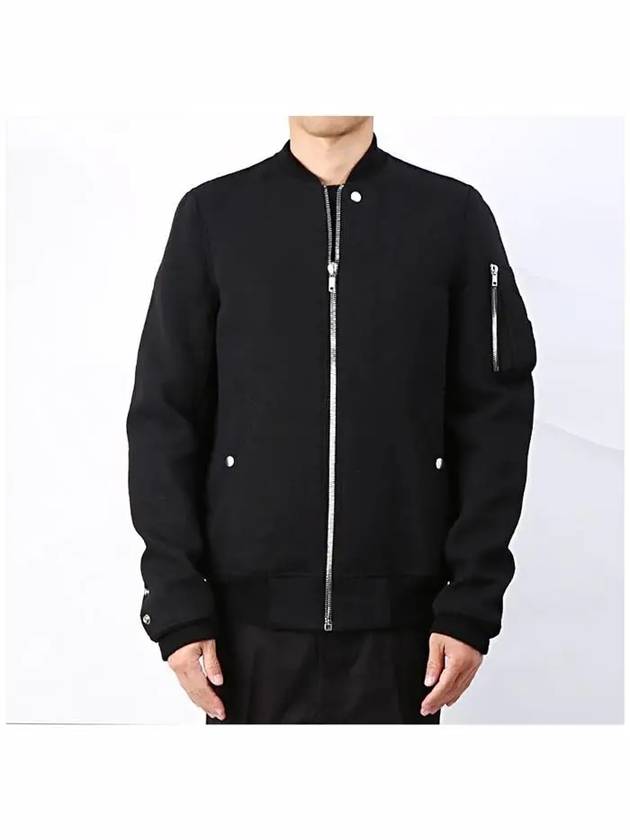 Flight Zipper Bomber Jacket Black - RICK OWENS - BALAAN 3