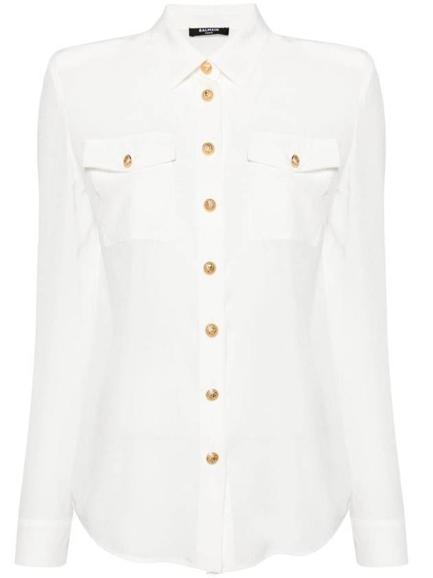 Balmain Shirts White - BALMAIN - BALAAN 1