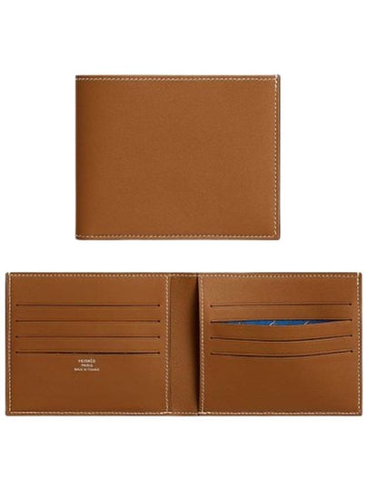 Citizen Twill Compact Half Wallet Brown - HERMES - BALAAN 2