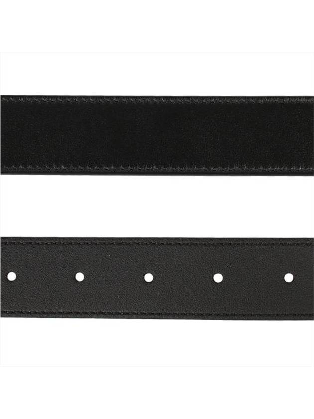 Men's GG Marmont Buckle Belt Black - GUCCI - BALAAN 5