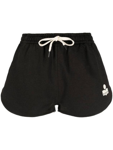 Mifa Logo Banding Shorts Black - ISABEL MARANT - BALAAN 1