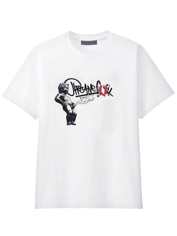 MANNEKEN PIS TEE white - ARCANE FUNK - BALAAN 1