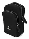 Re-Nylon Phone Cross Bag Black - VIVIENNE WESTWOOD - BALAAN 5