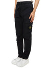 Compass Badge Gabardine Cargo Straight Pants Navy - STONE ISLAND - BALAAN 3