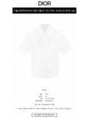 013C503A4743 C080 Oblique Embroidery Jacquard Short Sleeve Shirt White Men s TJ - DIOR - BALAAN 2