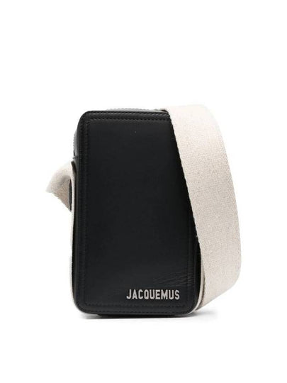 Le Cuerda Vertical Grosgrain Cross Bag Black - JACQUEMUS - BALAAN 2