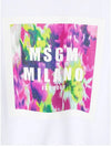 21SS Women's Colorful Square Logo Sweatshirt MS026852 001 - MSGM - BALAAN 4