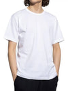 Face Patch Crew Neck Short Sleeve T-Shirt White - ACNE STUDIOS - BALAAN 2