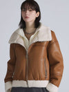 ECCO Fur Shearling High Neck Mustang Camel - THE GREEN LAB - BALAAN 2