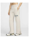 Sportswear Phoenix Fleece High Waist Wide Leg Logo Pants W Light Orewood Brown FV7685 104 - NIKE - BALAAN 2