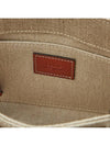 Woody Linen Canvas Calfskin Tote Bag White Brown - CHLOE - BALAAN 11