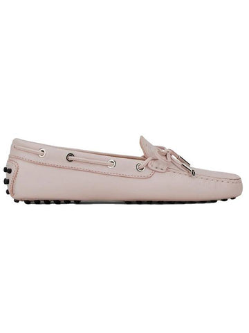 Women's Leather Gommino Driving Shoes Pink - TOD'S - BALAAN 1