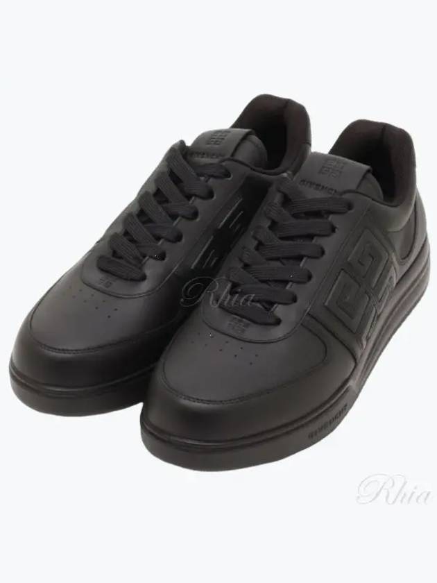 G4 Logo Calfskin Low Top Sneakers Black - GIVENCHY - BALAAN 2