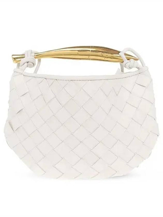 Sardin Intrecciato Mini Tote Bag White - BOTTEGA VENETA - BALAAN 2