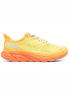 Clifton 8 Mesh Running Low Top Sneakers Yellow - HOKA ONE ONE - BALAAN 3