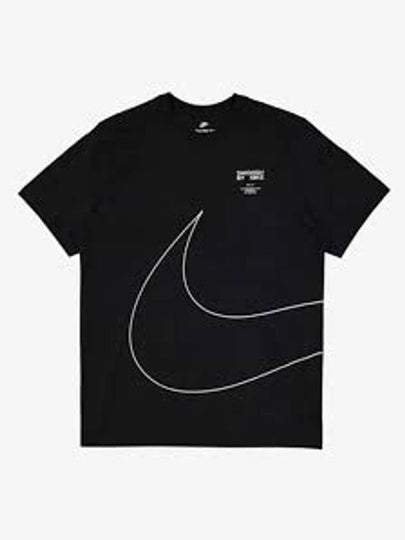 Sportswear Big Swoosh 2 Short Sleeve T-Shirt Black - NIKE - BALAAN 2