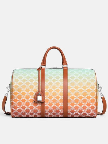 Medium Travel Bag in Triomphe Canvas Sunset - CELINE - BALAAN 1