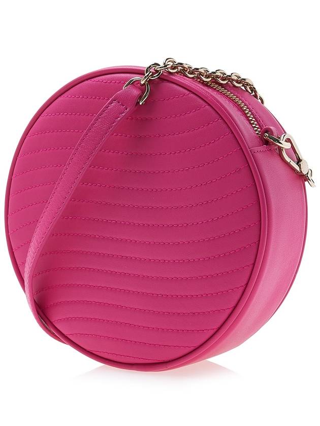 Grain leather round cross bag 1043392 BZU4 2Q0 LIPSTICK H - FURLA - BALAAN 2