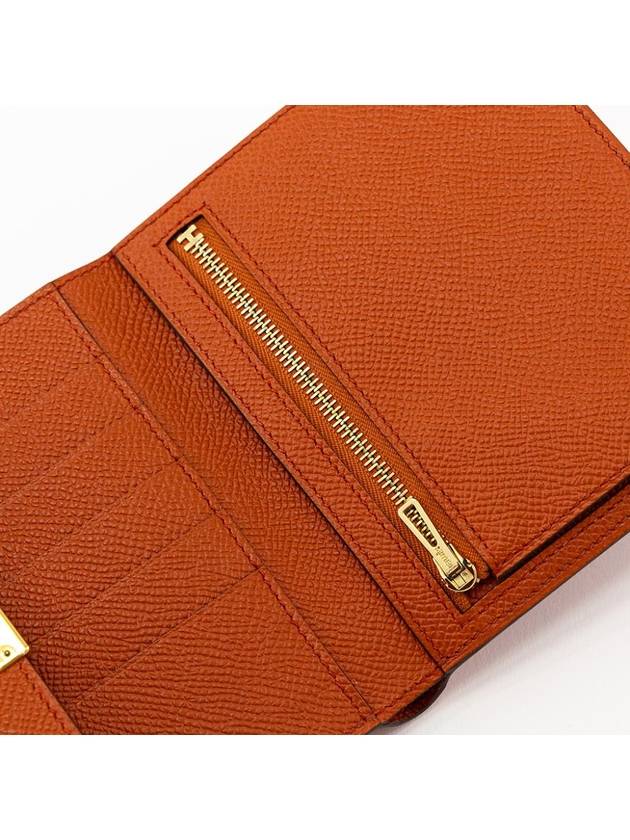 Click 12 Medium Wallet Orange H073508CK - HERMES - BALAAN 6