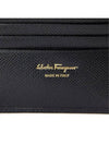 Gancini Leather Half Wallet Black - SALVATORE FERRAGAMO - BALAAN 6