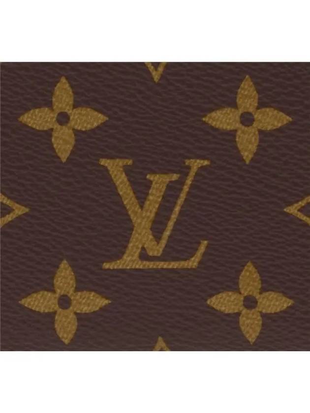 Monogram Clemence Long Wallet Brown Fuchsia - LOUIS VUITTON - BALAAN 5