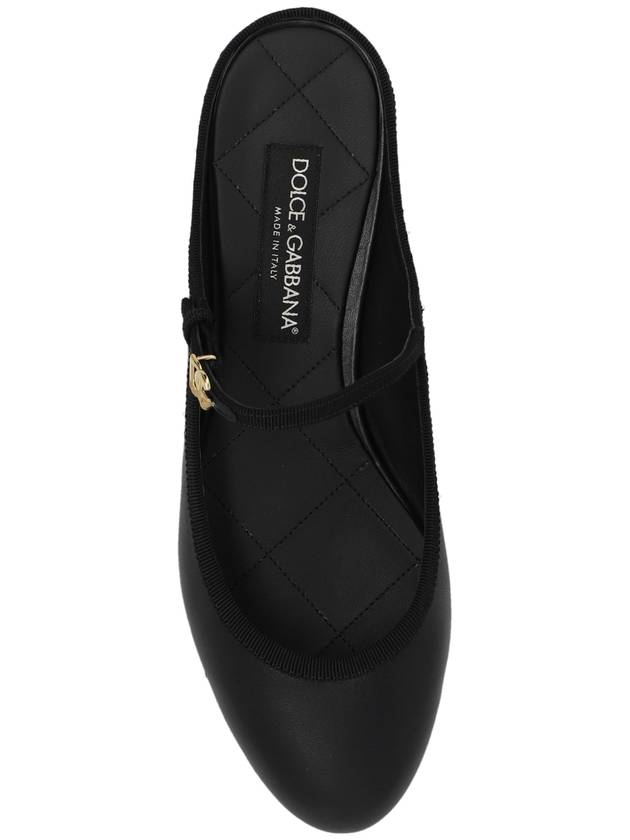 leather mule black - DOLCE&GABBANA - BALAAN 7