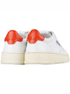 Medalist Orange Tab Low Top Sneakers White - AUTRY - BALAAN 6