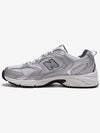 530 Metallic Low Top Sneakers Grey Matter - NEW BALANCE - BALAAN 3