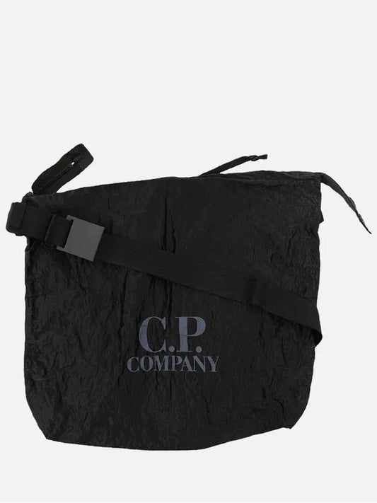 Logo Print Cross Bag Black - CP COMPANY - BALAAN 2