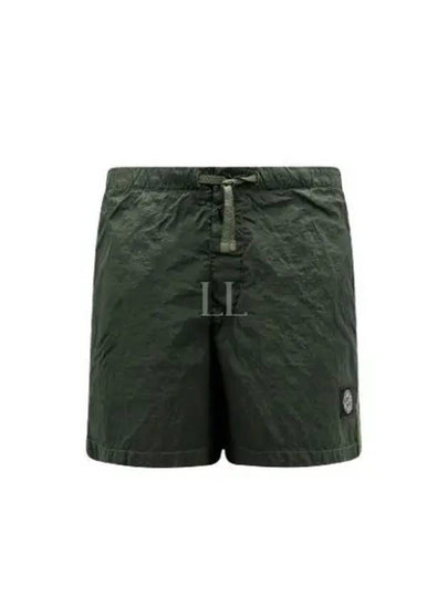 Swimming Nylon Trunk Shorts Dark Green - STONE ISLAND - BALAAN 2