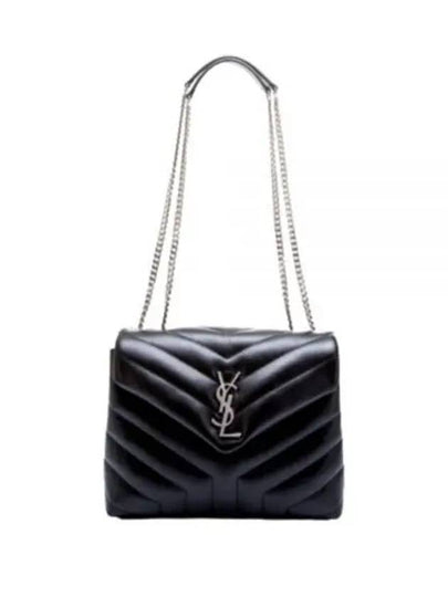 Matelasse Lulu Quilted Small Shoulder Bag Black - SAINT LAURENT - BALAAN 2