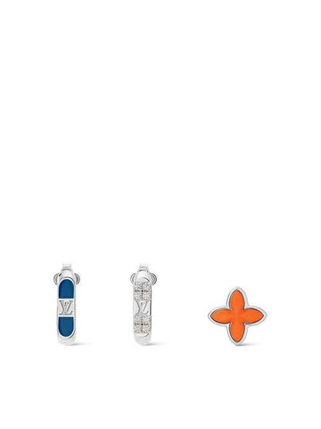 LV Bead Earrings Silver - LOUIS VUITTON - BALAAN 1