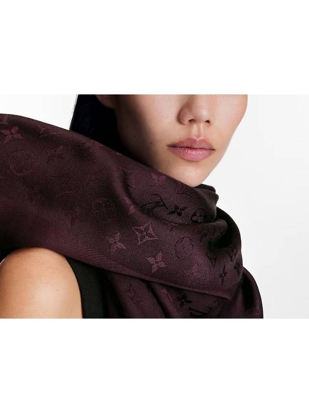 Monogram Classic Shawl Violet - LOUIS VUITTON - BALAAN 2