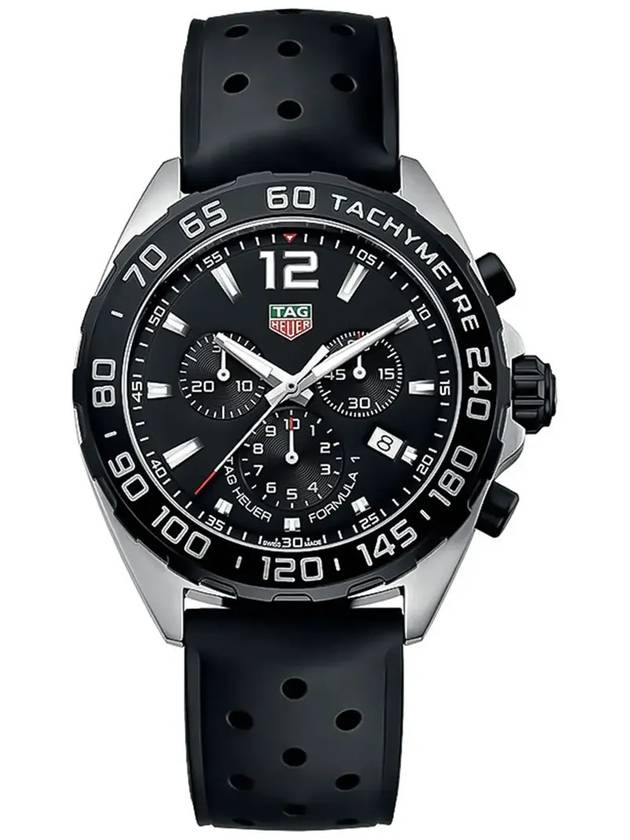 Formula 1 Chrono Quartz 43 MM Metal Watch Black - TAG HEUER - BALAAN 4