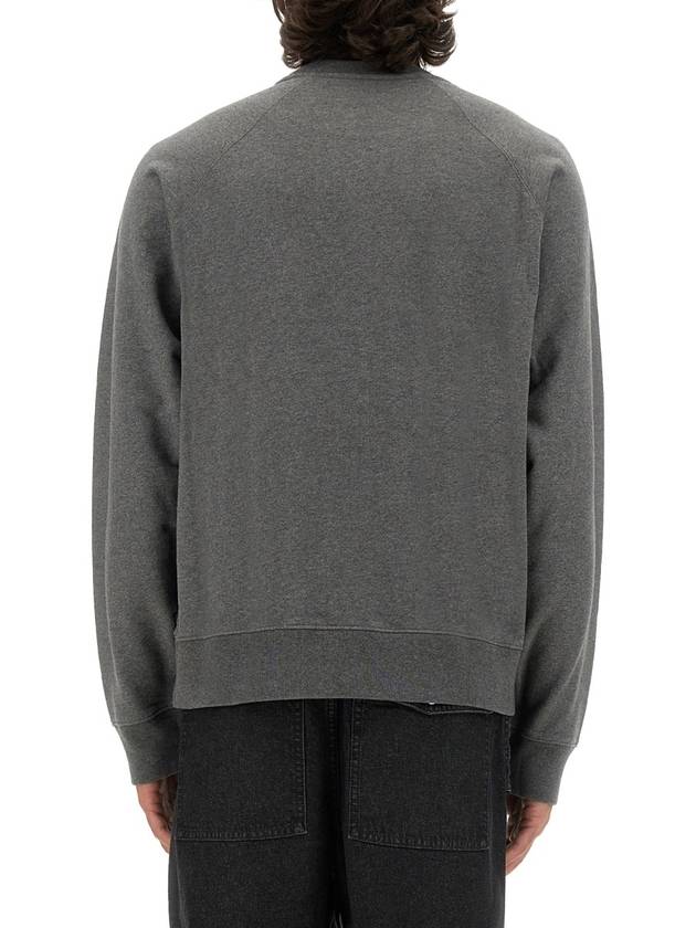 Bold Fox Head Patch Oversized Sweatshirtt Grey - MAISON KITSUNE - BALAAN 4