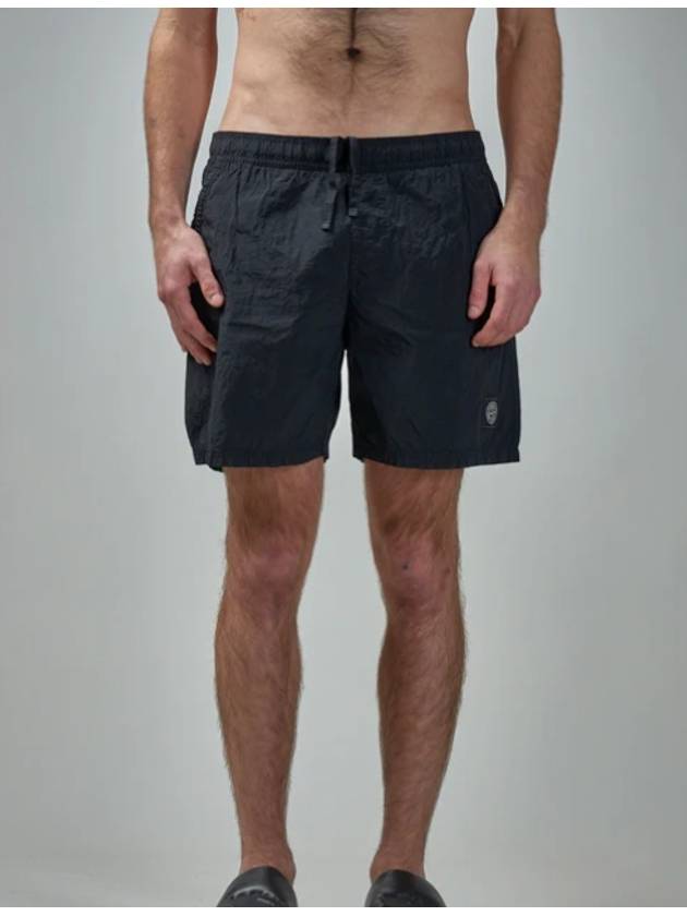 Nylon Metal Econyl Swim Shorts Navy - STONE ISLAND - BALAAN 8