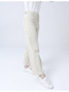 Summer Cotton Span Waist Banding Straight Fit Beige Pants DO3242PT005 - DOYOUKNOWMC GOLF WEAR - BALAAN 3