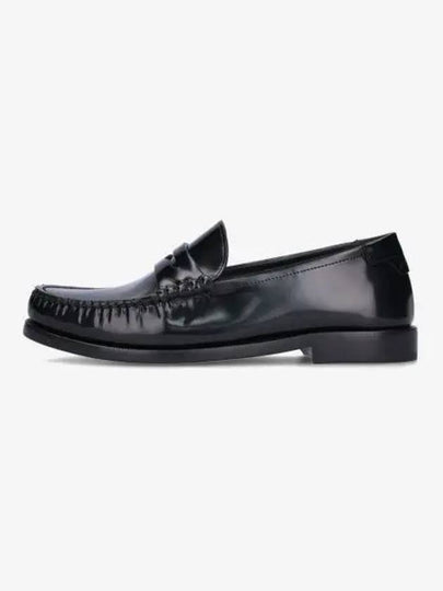 Women's Monogram Le Penny Loafer Black - SAINT LAURENT - BALAAN 2