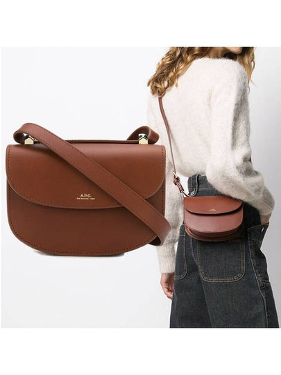 Women's Geneva Mini Cross Bag Brown - A.P.C. - BALAAN 2