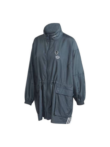 Long Windbreaker Legacy Blue - ADIDAS - BALAAN 1