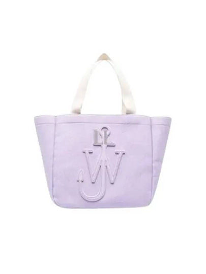 Logo Patch Top Handle Tote Bag Purple - JW ANDERSON - BALAAN 2