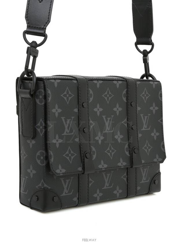 M57726 Trunk Messenger Monogram Eclipse Cross Bag - LOUIS VUITTON - BALAAN 4