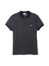 Triomphe Logo Dot Short Sleeve PK Shirt Black - CELINE - BALAAN.