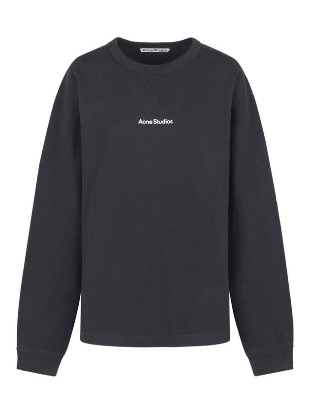 Logo Print Sweatshirt Black - ACNE STUDIOS - BALAAN 1