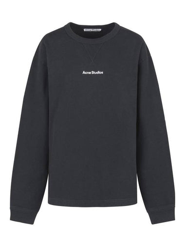 Logo Print Sweatshirt Black - ACNE STUDIOS - BALAAN 1