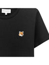 Fox Head Patch Regular Short Sleeve T-Shirt Black - MAISON KITSUNE - BALAAN 5